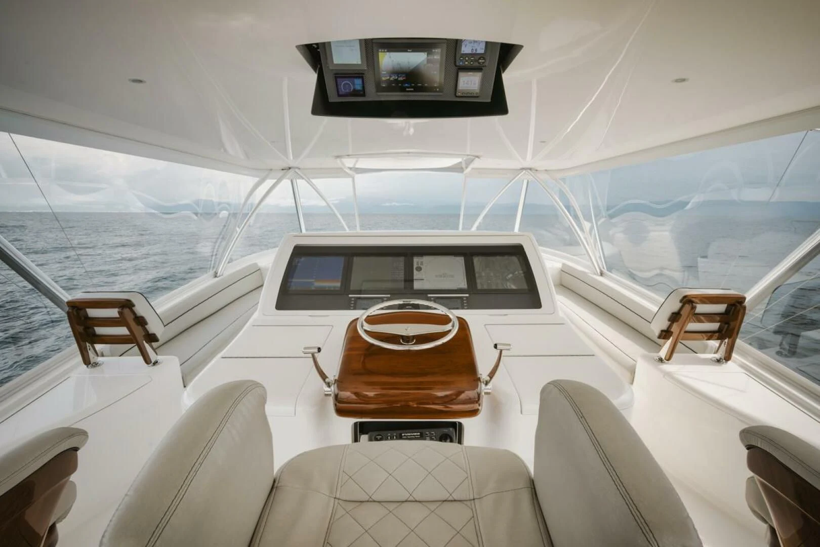 inside of a boat aboard WHY WOULDN'T WE Yacht for Sale