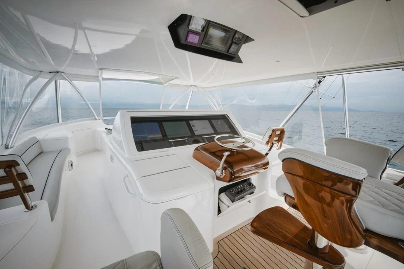 inside of a boat aboard WHY WOULDN'T WE Yacht for Sale