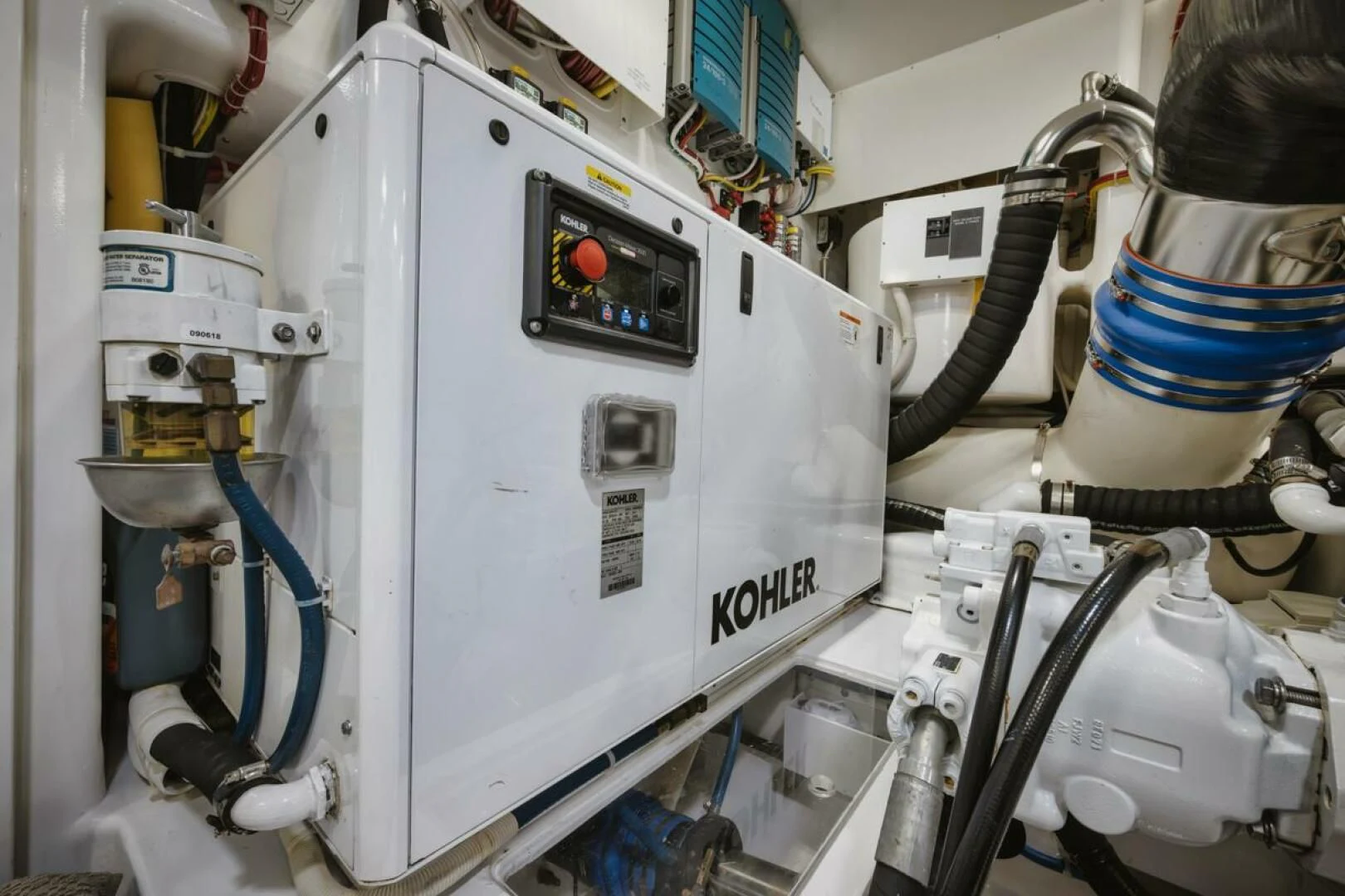 a close-up of a machine aboard WHY WOULDN'T WE Yacht for Sale