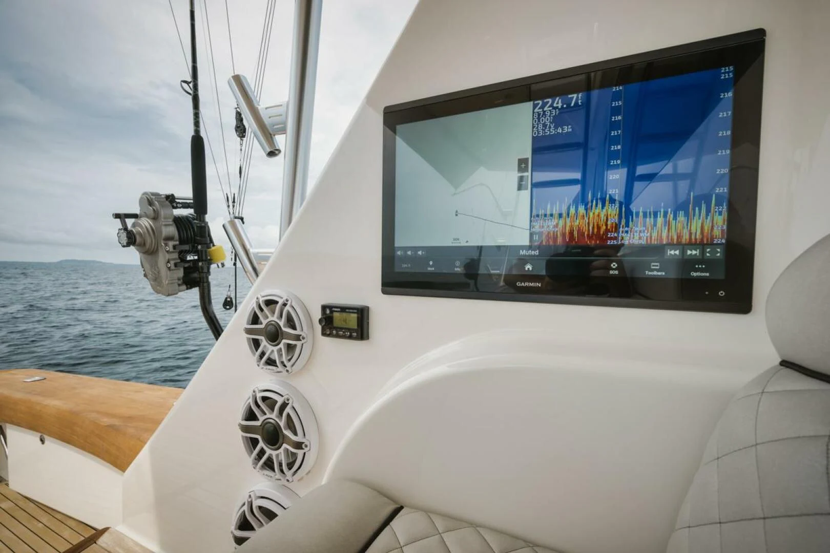 a screenshot of a video game on a boat aboard WHY WOULDN'T WE Yacht for Sale
