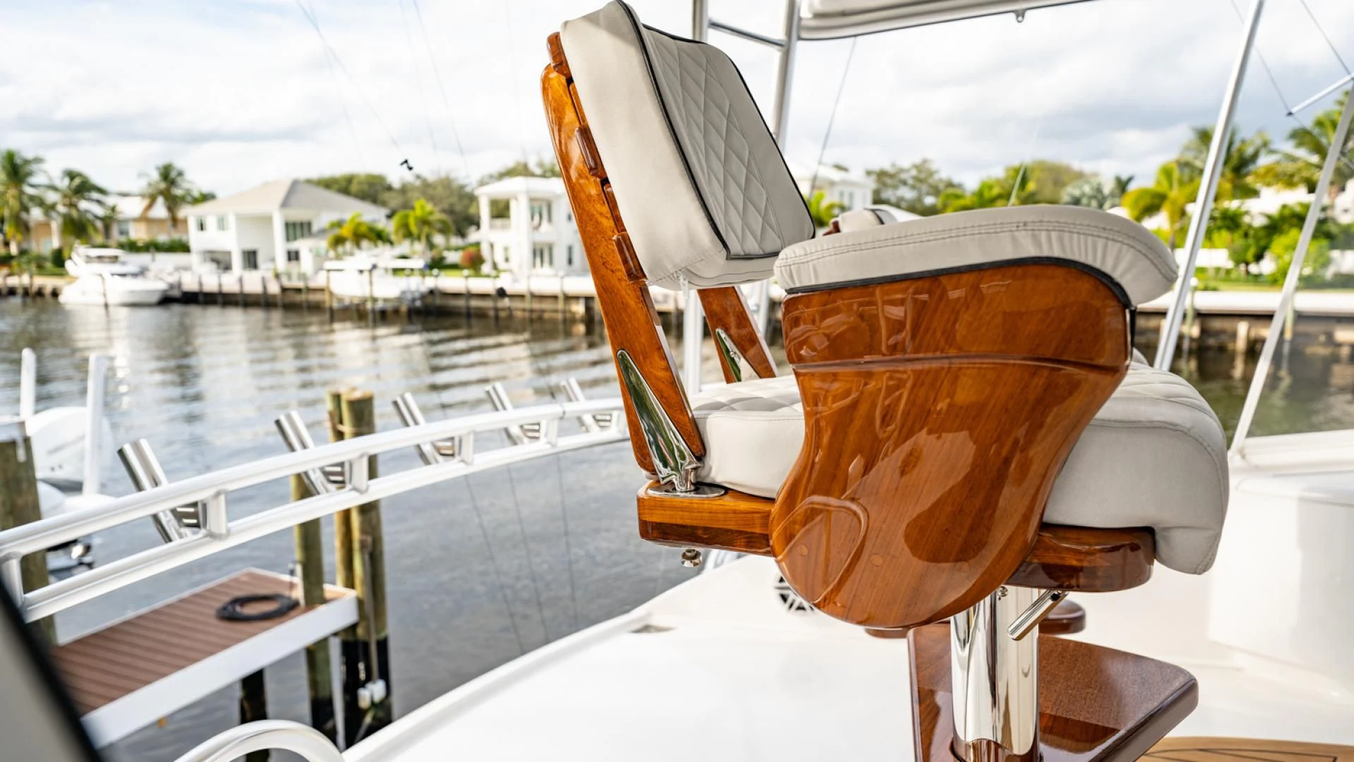 a boat on the water aboard WHY WOULDN'T WE Yacht for Sale