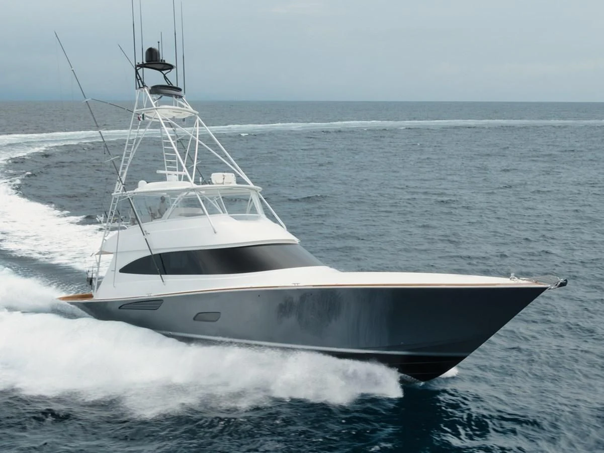 a boat on the water aboard WHY WOULDN'T WE Yacht for Sale