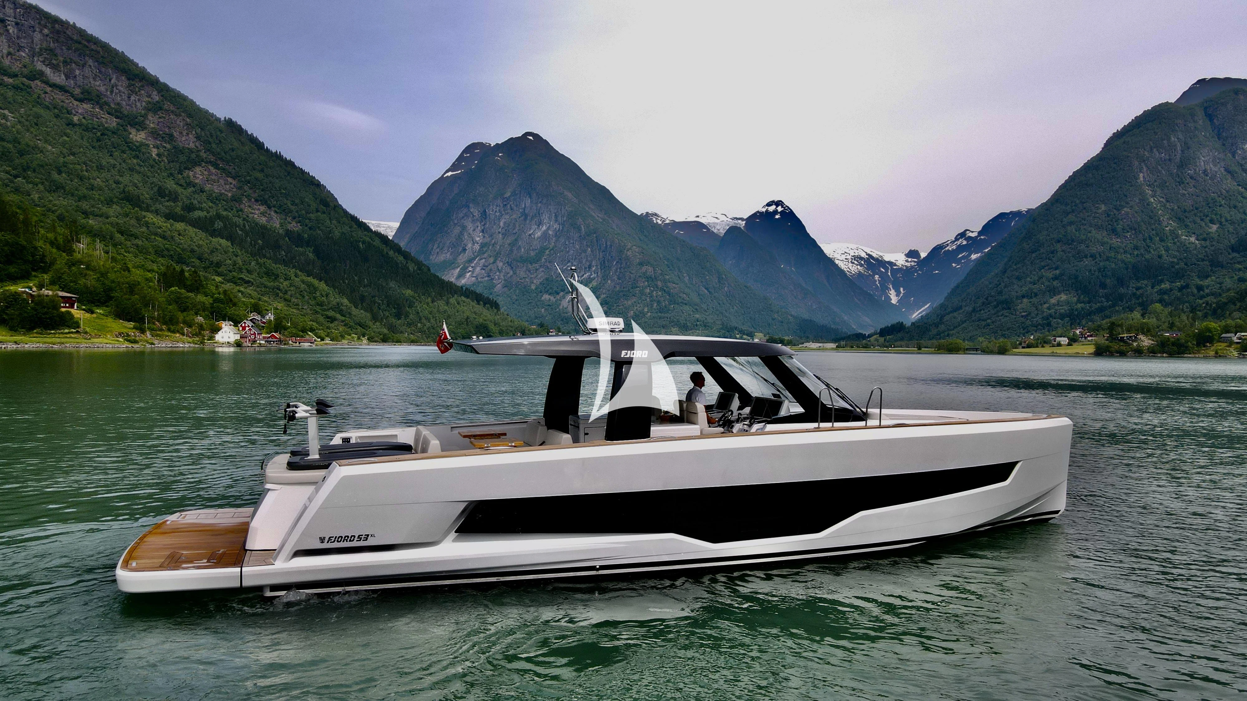 a boat in the water aboard TREEHOUSE Yacht for Sale