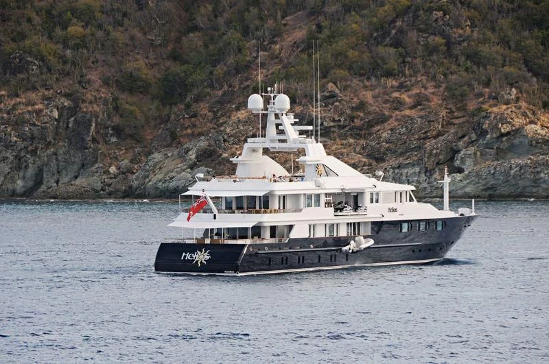 a boat on the water aboard TREEHOUSE Yacht for Sale