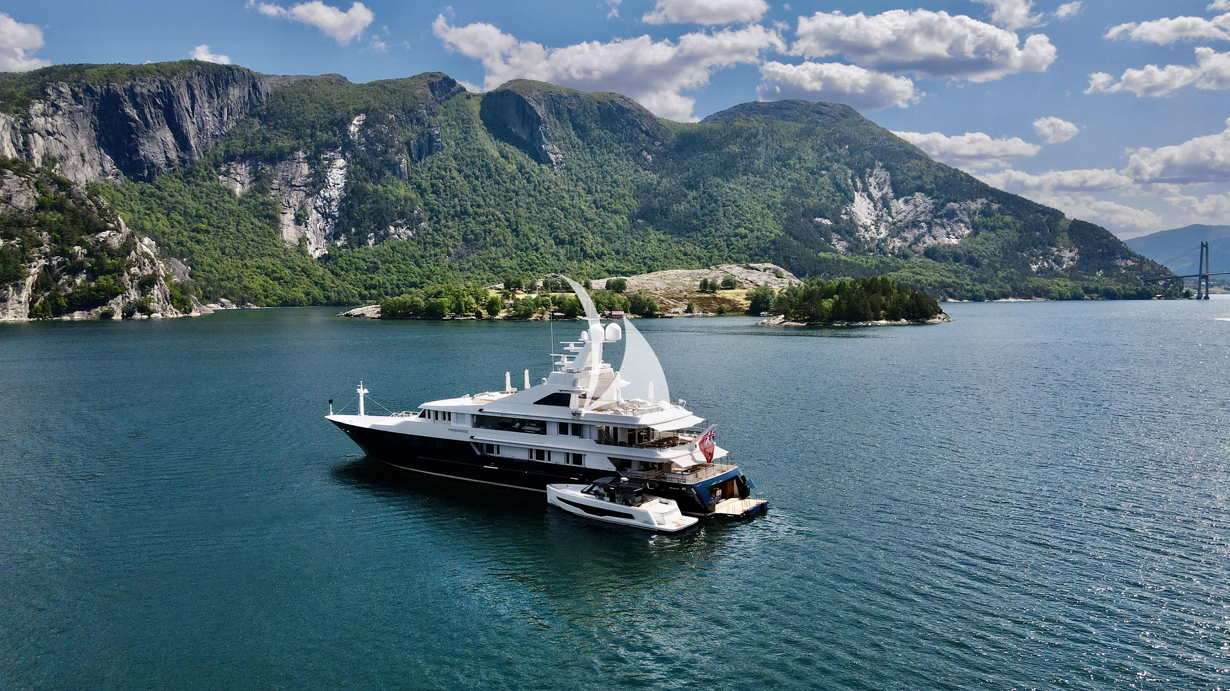 a couple of boats in the water aboard TREEHOUSE Yacht for Sale
