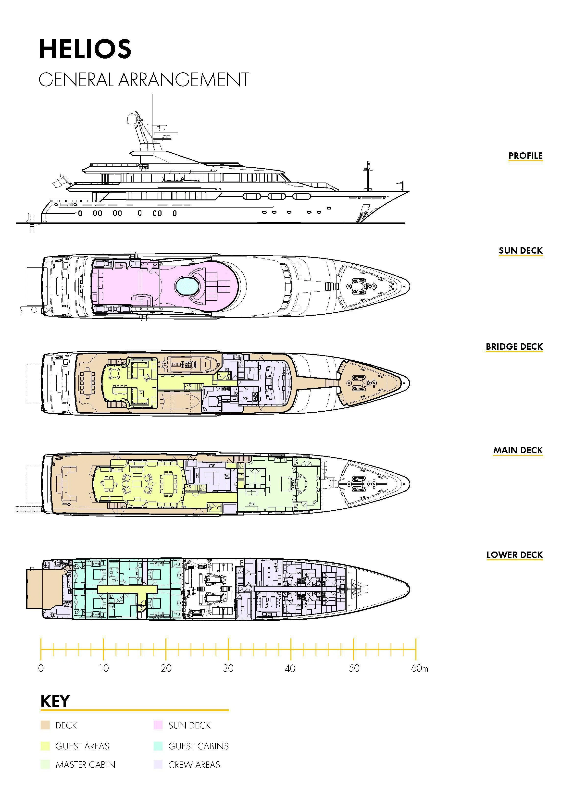diagram aboard TREEHOUSE Yacht for Sale