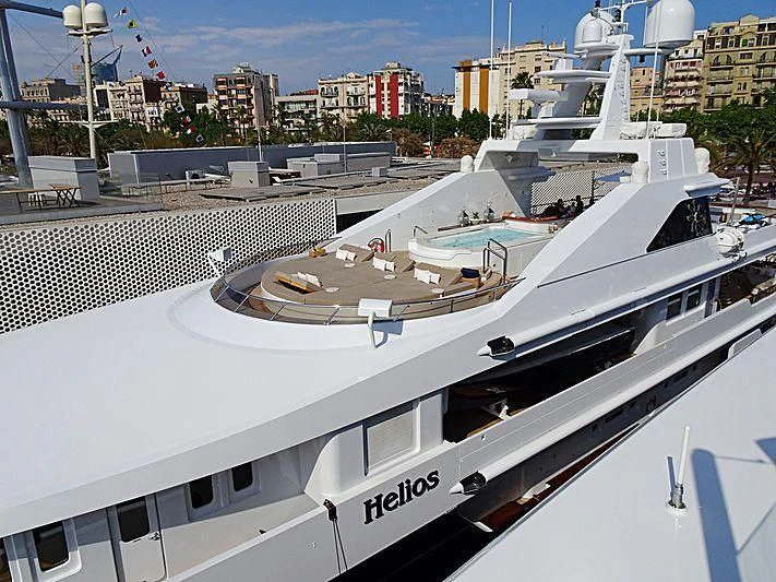 a large white yacht aboard TREEHOUSE Yacht for Sale