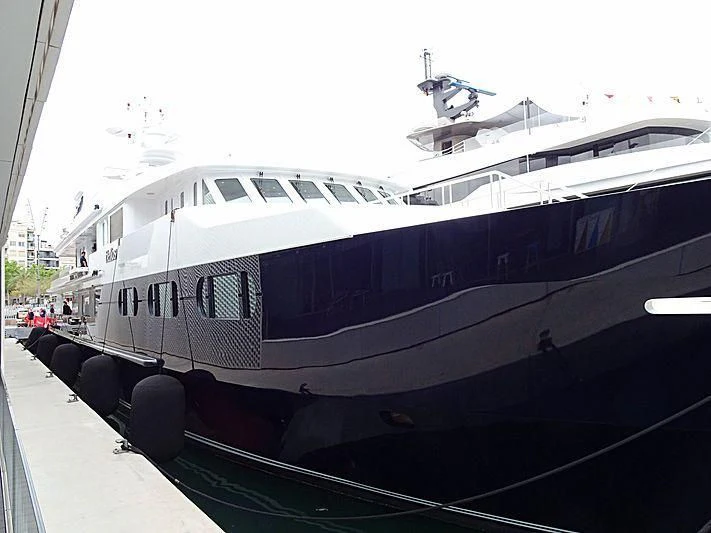 a large white yacht aboard TREEHOUSE Yacht for Sale