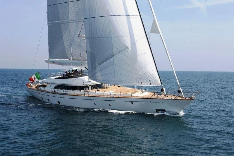 a sailboat on the water aboard FIVEA Yacht for Sale