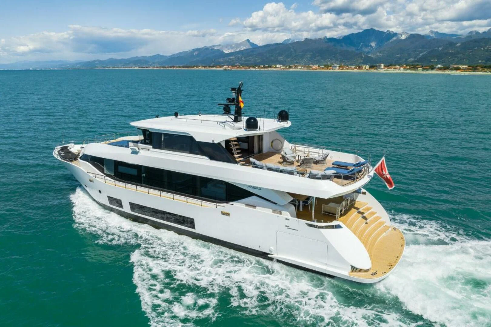 a boat on the water aboard ZOUT Yacht for Sale