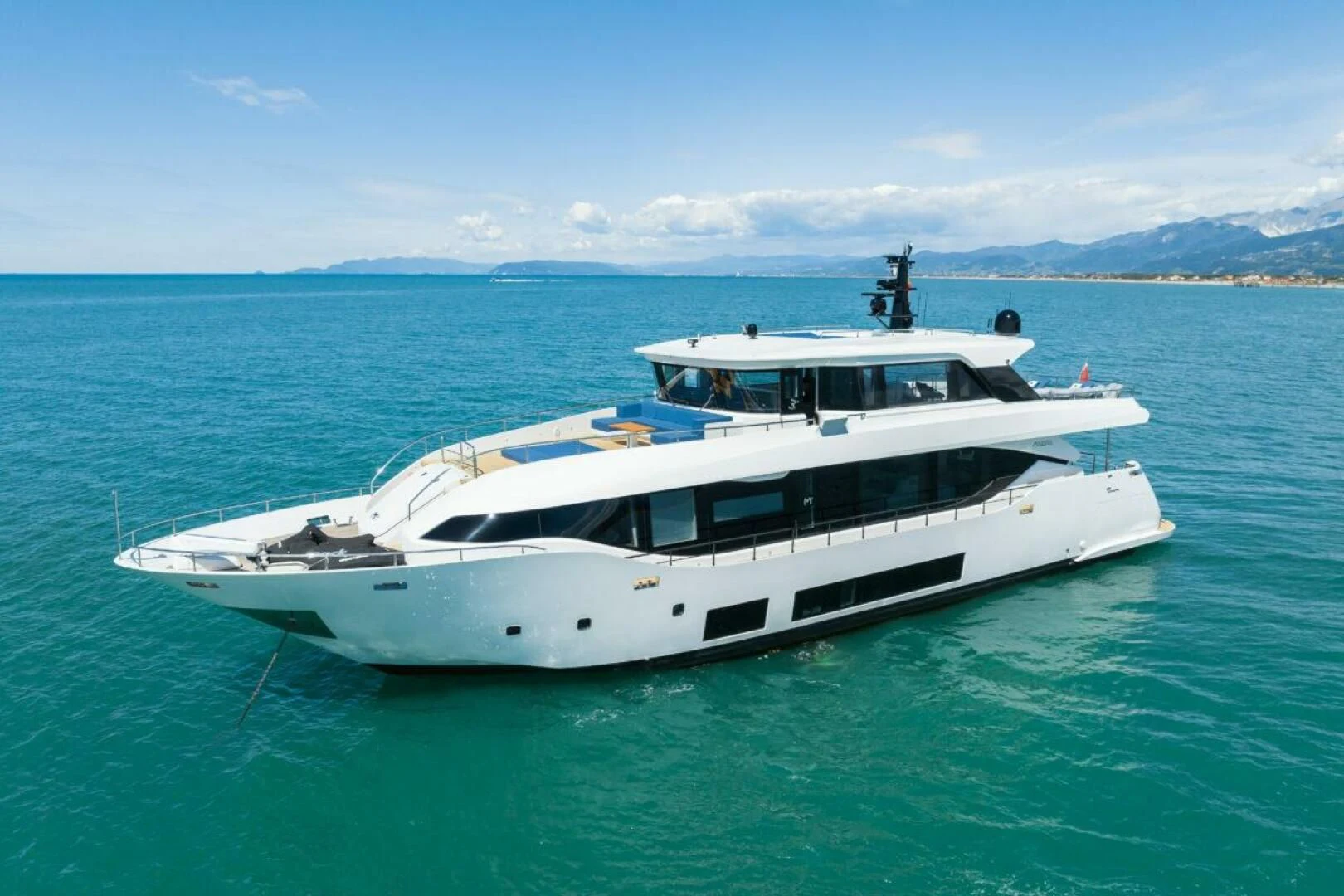 a boat in the water aboard ZOUT Yacht for Sale