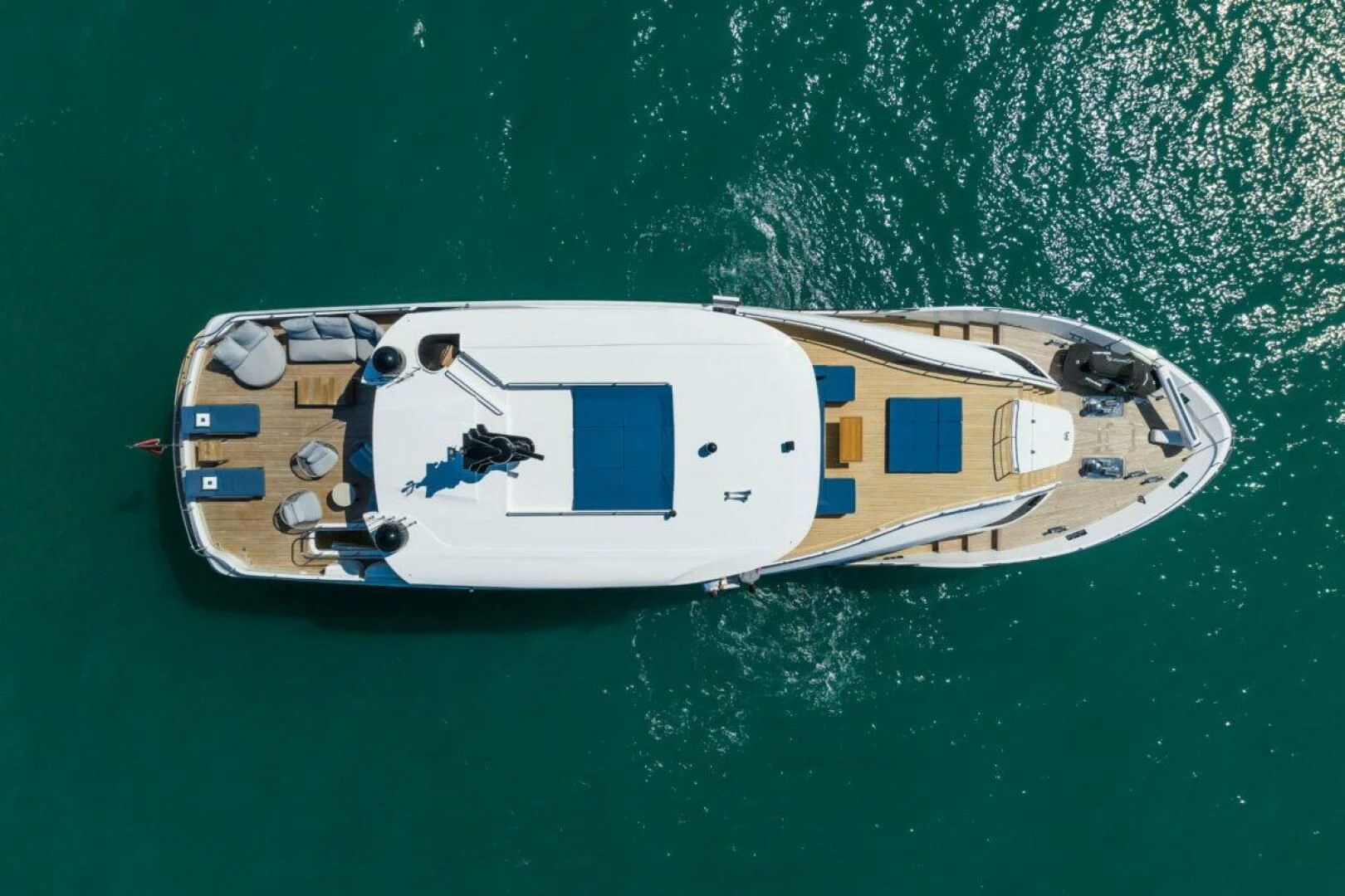a boat in the water aboard ZOUT Yacht for Sale