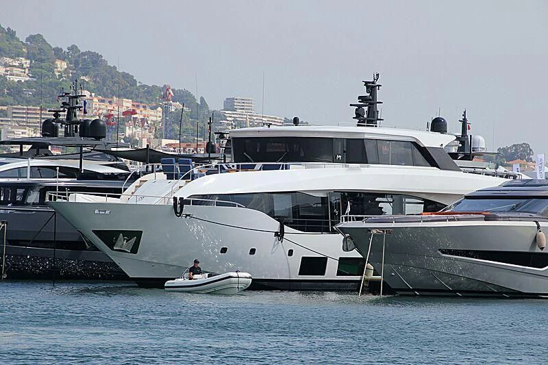 a group of boats in the water aboard ZOUT Yacht for Sale