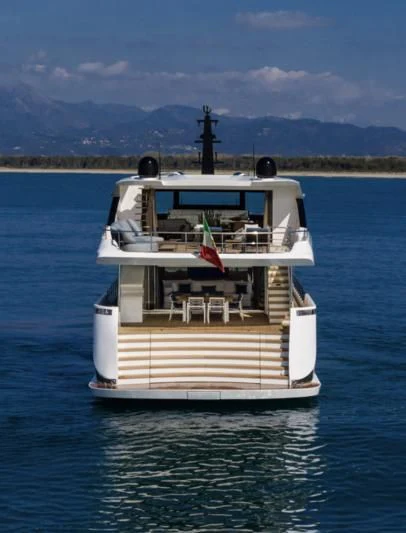 a boat on the water aboard ZOUT Yacht for Sale
