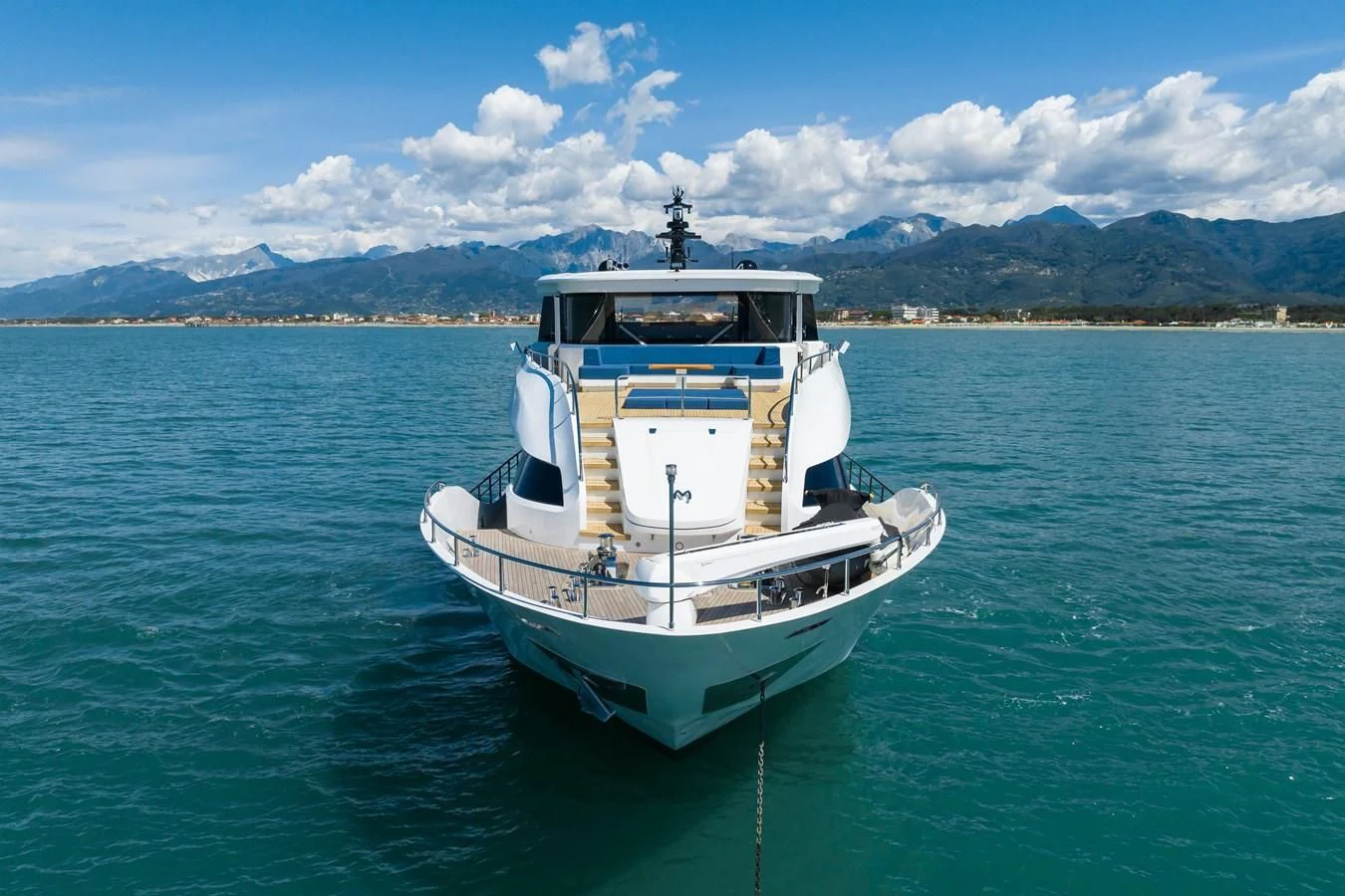 a boat in the water aboard ZOUT Yacht for Sale