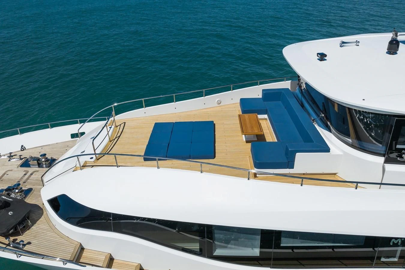 a boat on the water aboard ZOUT Yacht for Sale