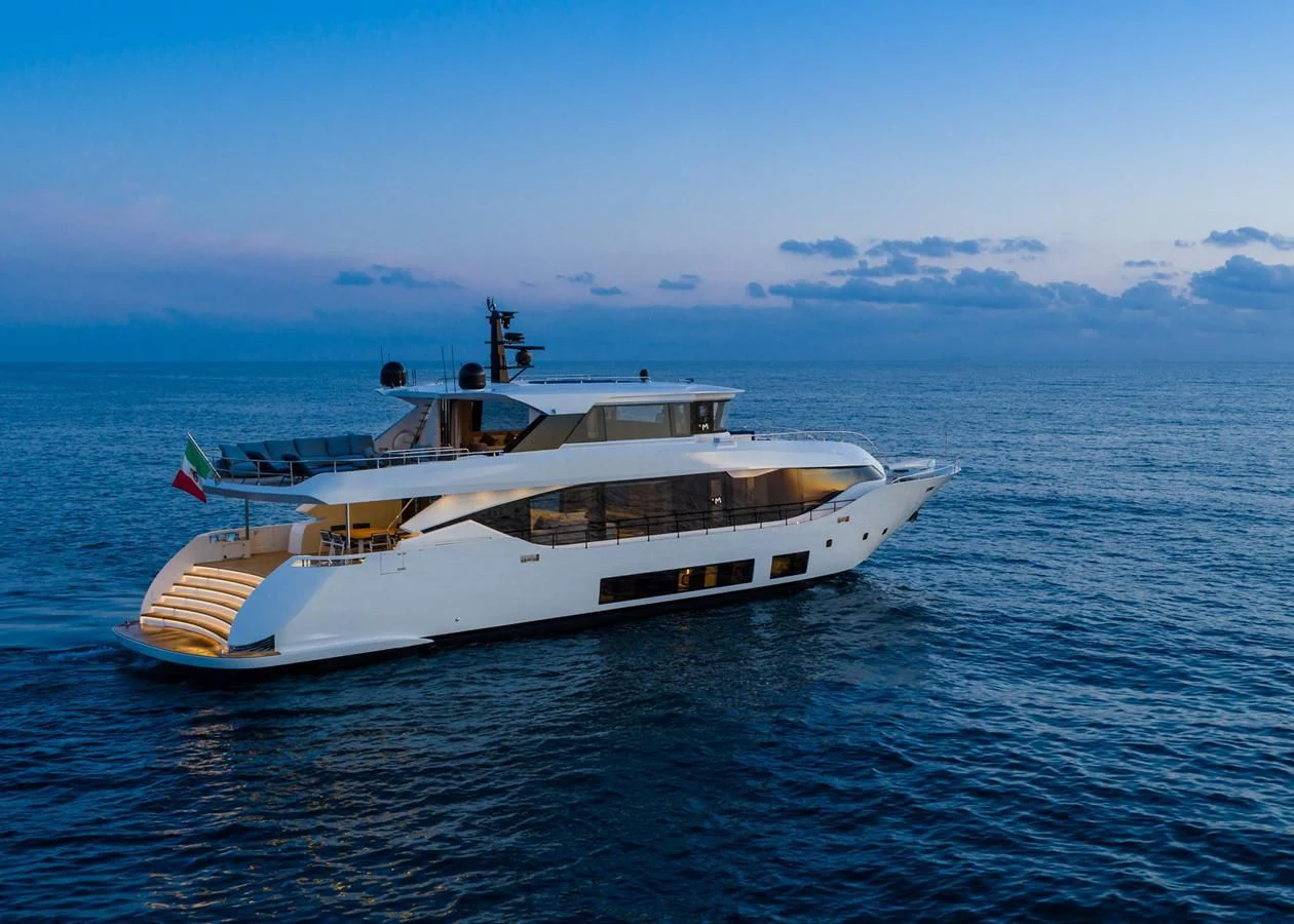 a boat in the water aboard ZOUT Yacht for Sale