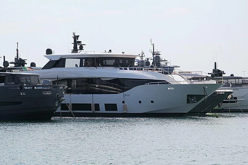 a couple of boats in the water aboard ZOUT Yacht for Sale