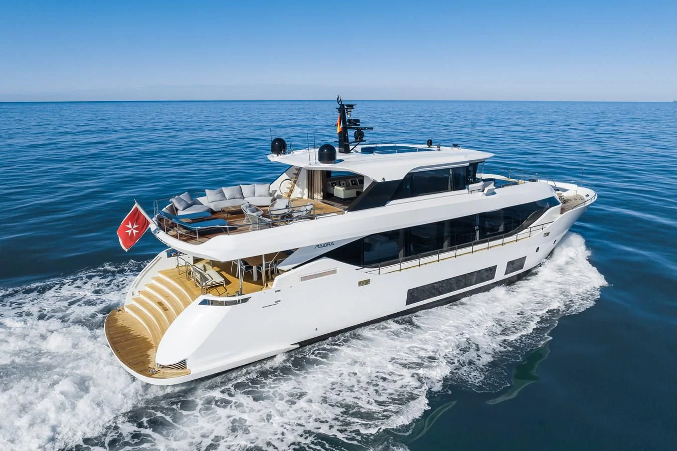 a boat on the water aboard ZOUT Yacht for Sale