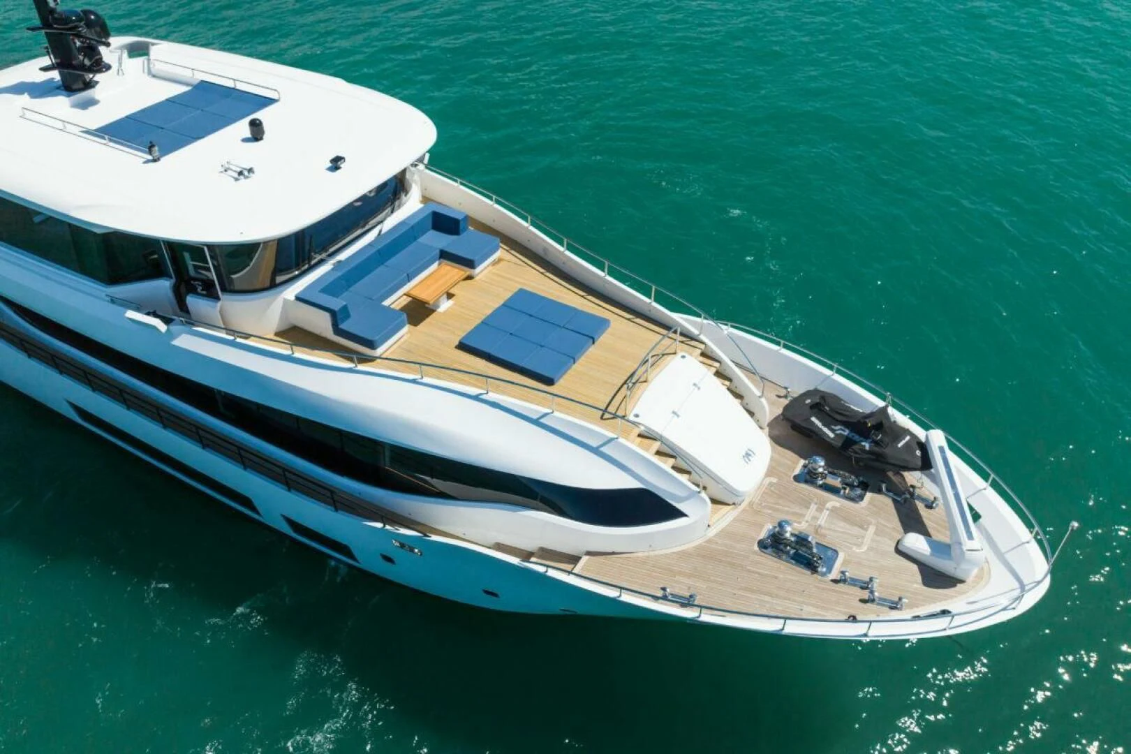 a boat on the water aboard ZOUT Yacht for Sale