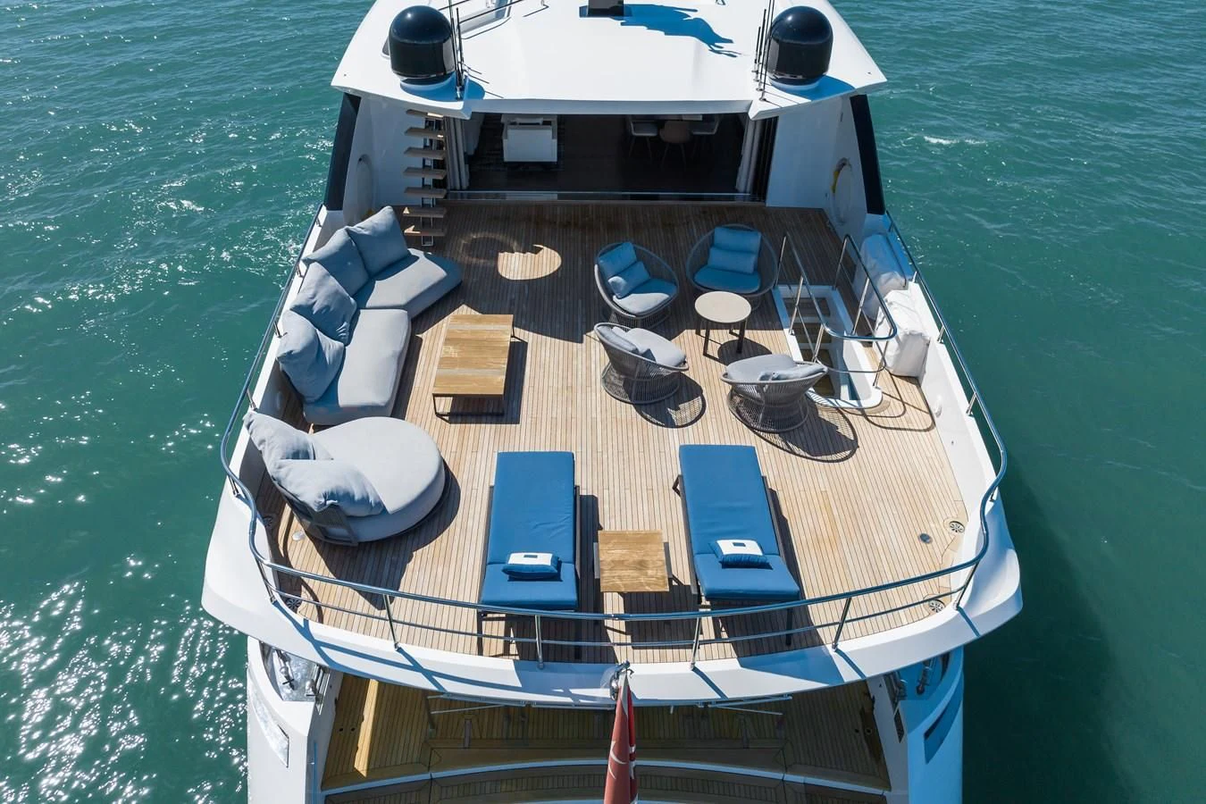 a boat on the water aboard ZOUT Yacht for Sale