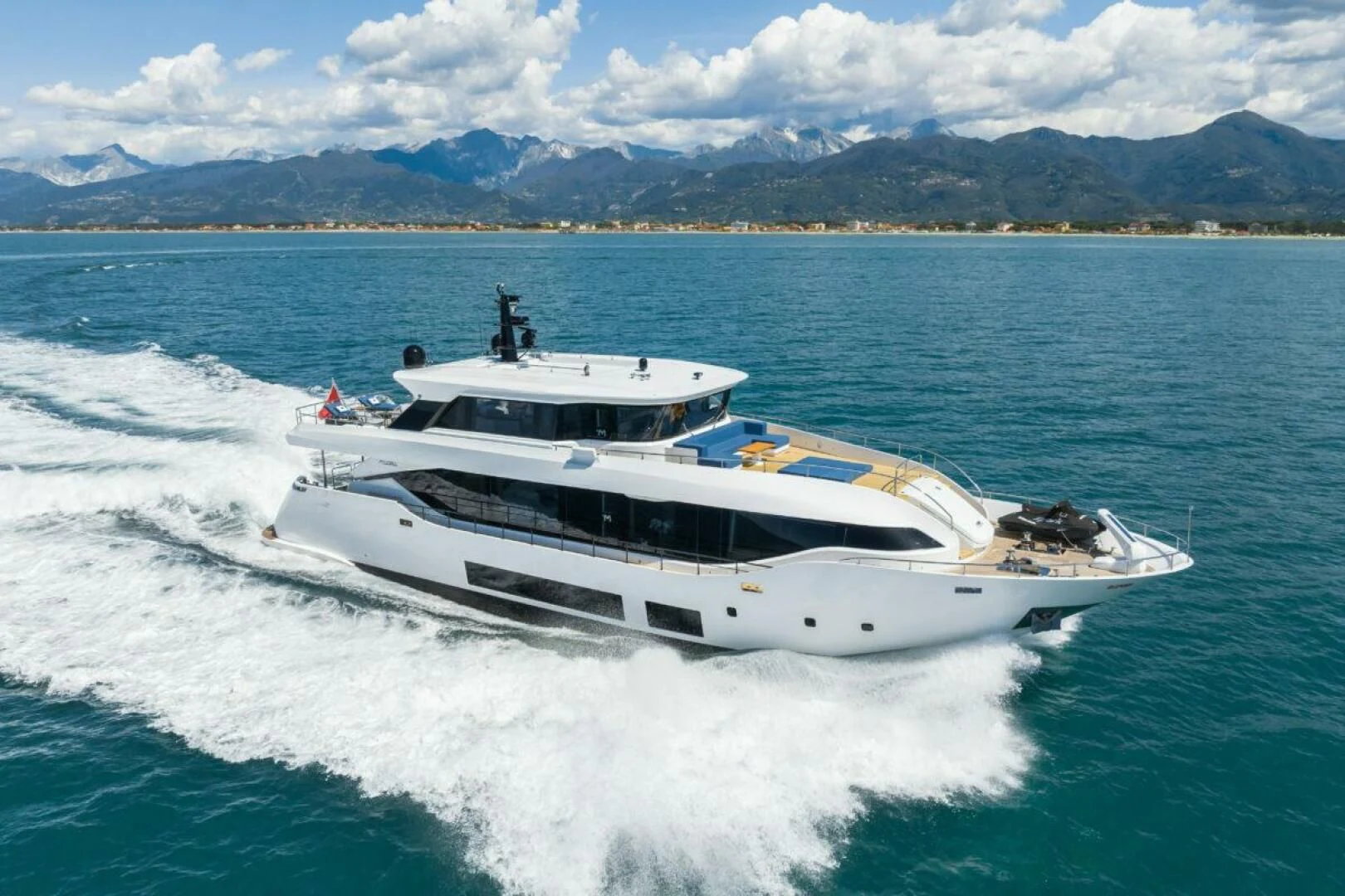 a boat on the water aboard ZOUT Yacht for Sale