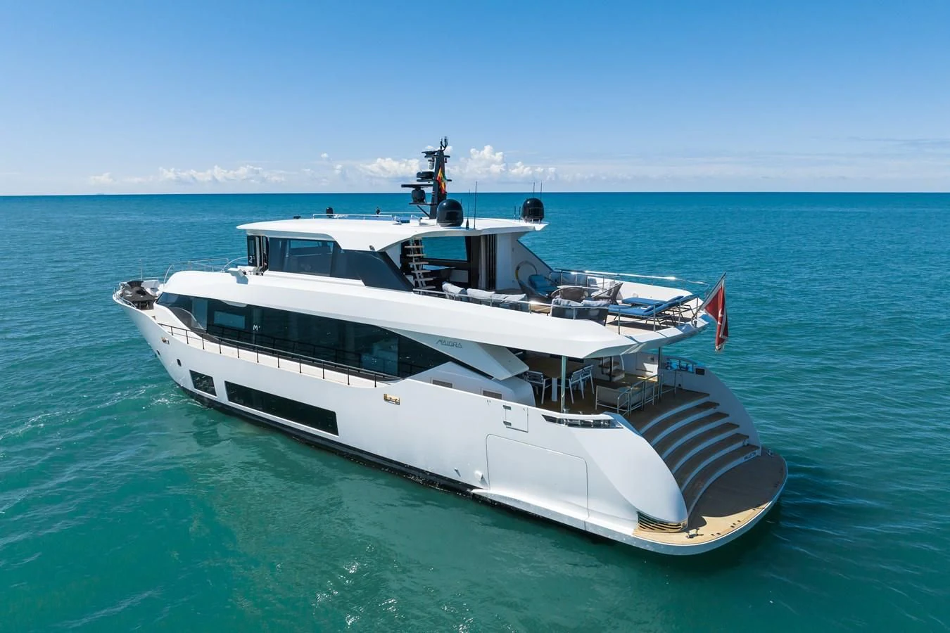 a boat in the water aboard ZOUT Yacht for Sale