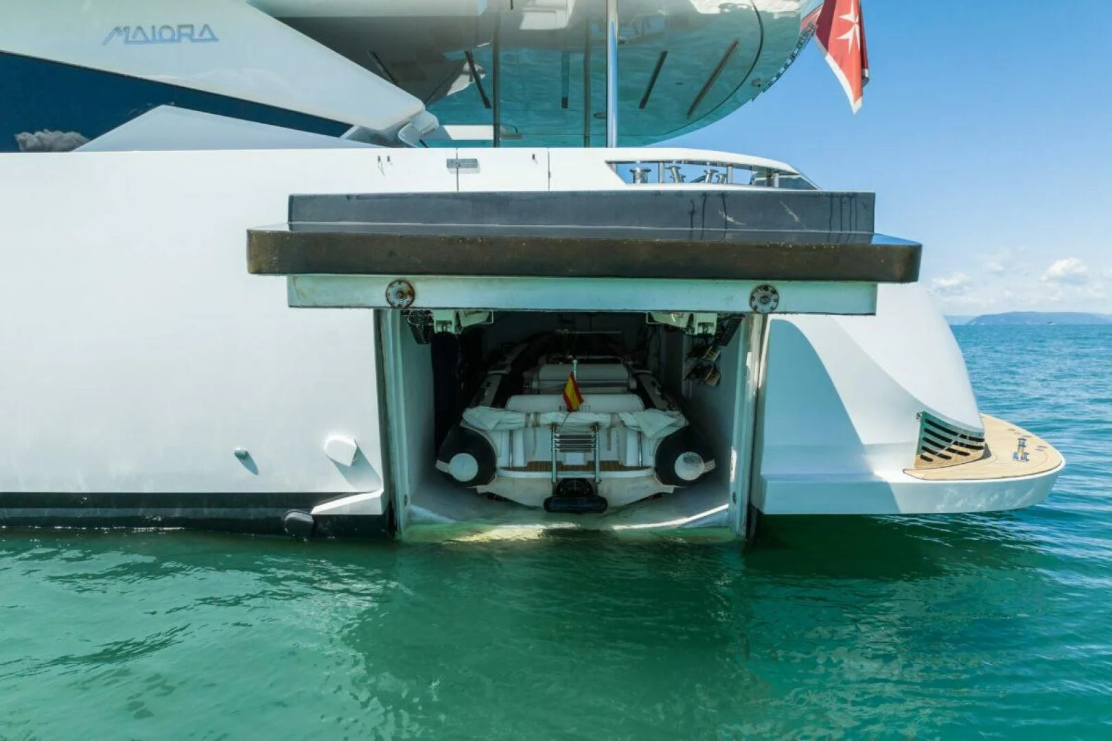 a boat on the water aboard ZOUT Yacht for Sale