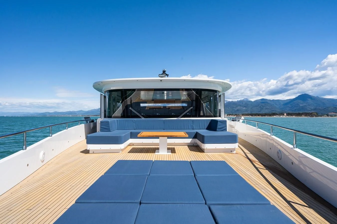 a boat on a body of water aboard ZOUT Yacht for Sale