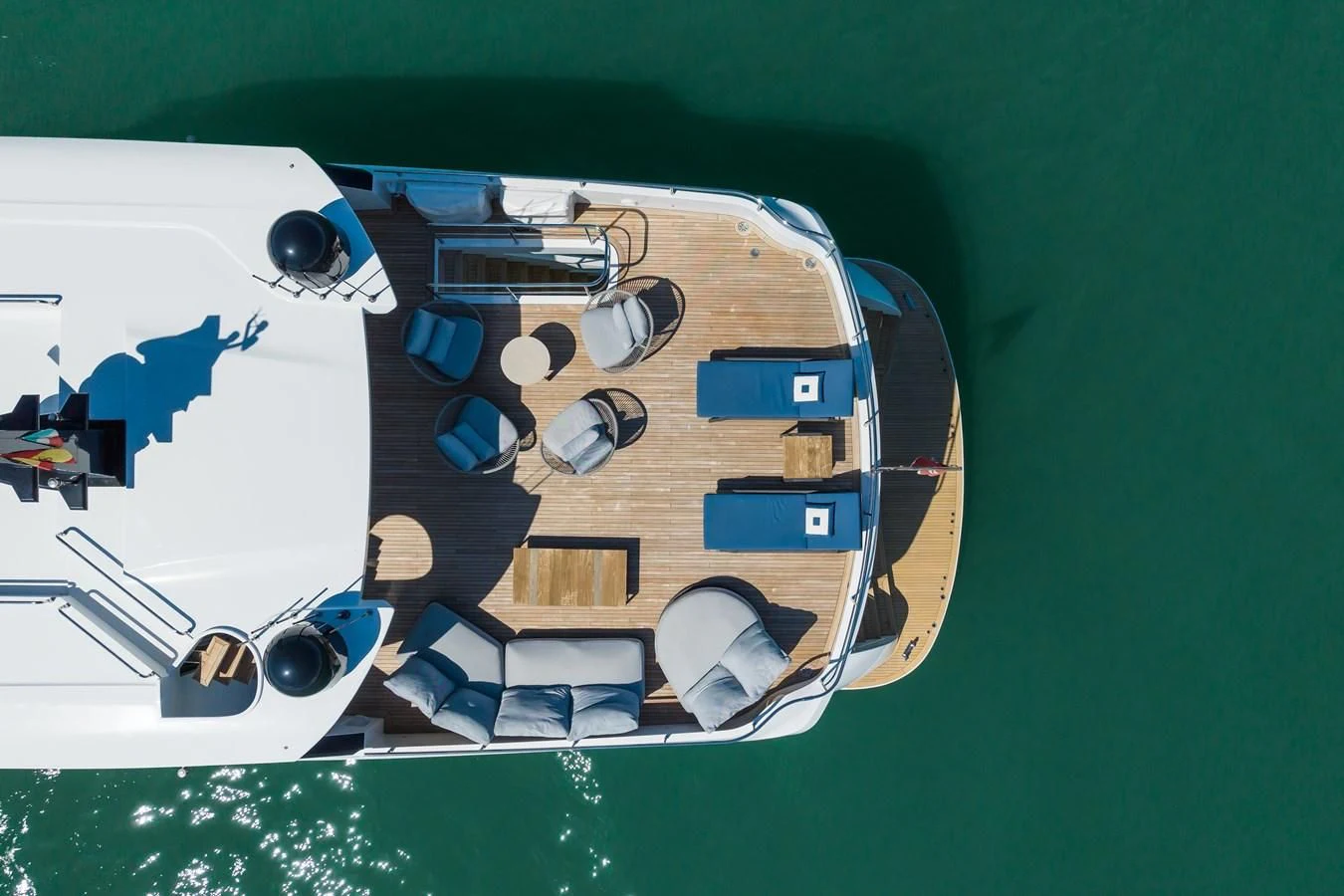 a boat on the water aboard ZOUT Yacht for Sale