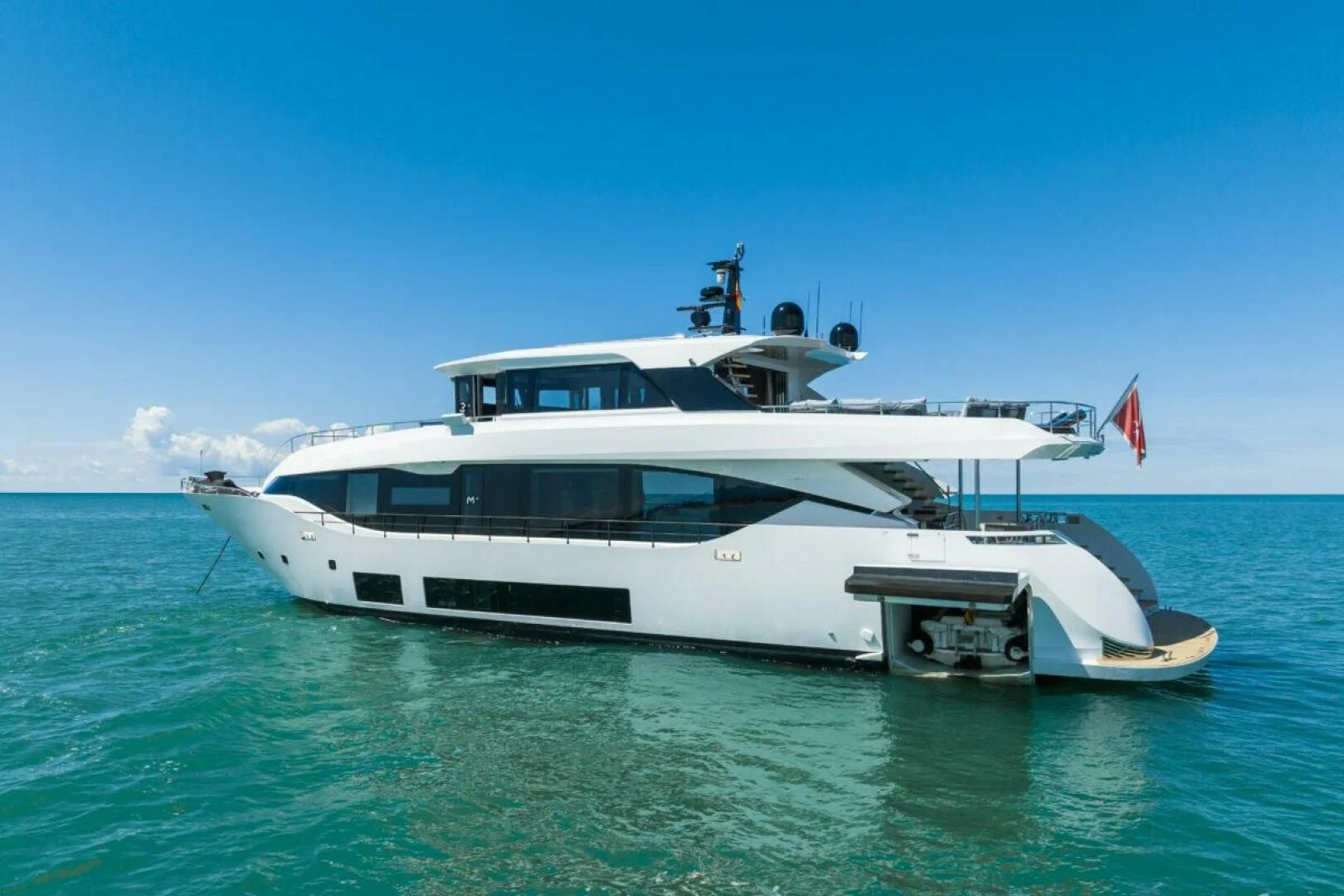 a boat in the water aboard ZOUT Yacht for Sale