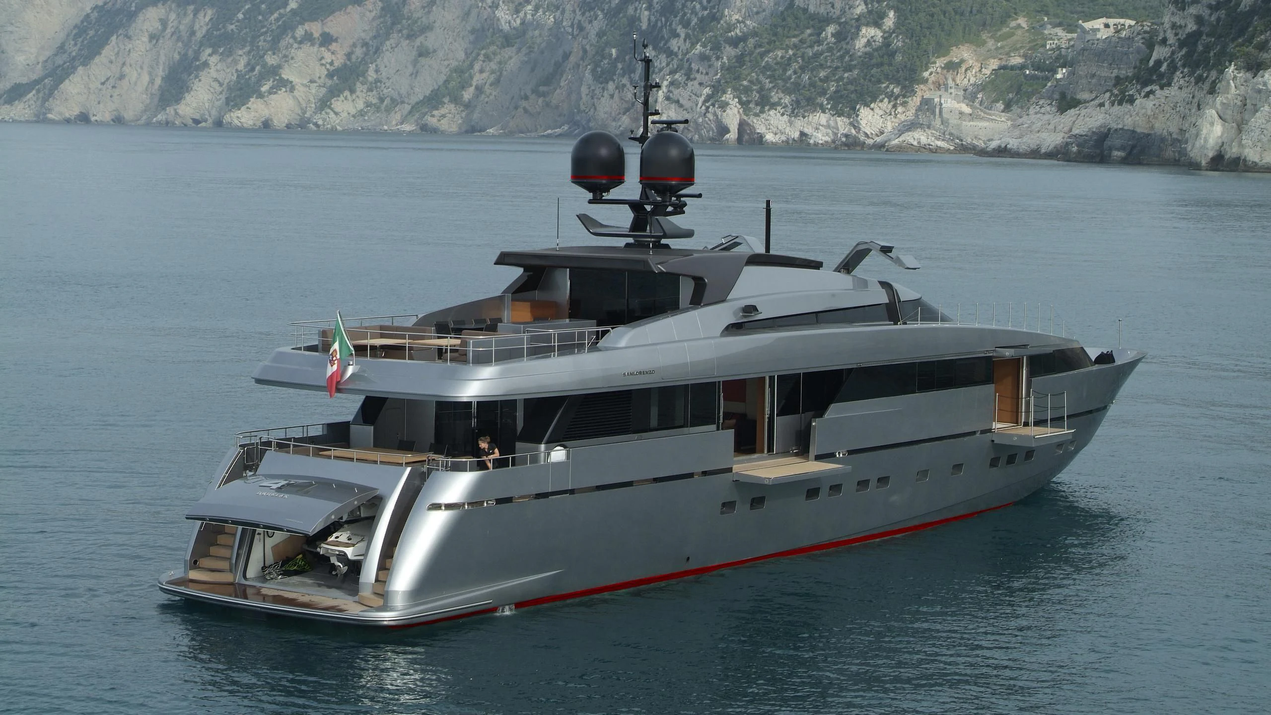 a boat on the water aboard ASTERI Yacht for Sale