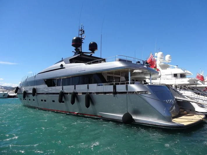 a boat in the water aboard ASTERI Yacht for Sale
