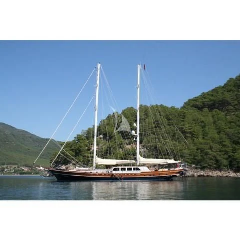 a sailboat on the water aboard KAYA GUNERI V Yacht for Sale