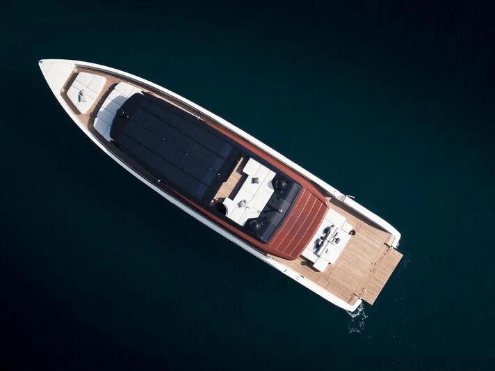 a satellite in space aboard STEEL IT Yacht for Sale