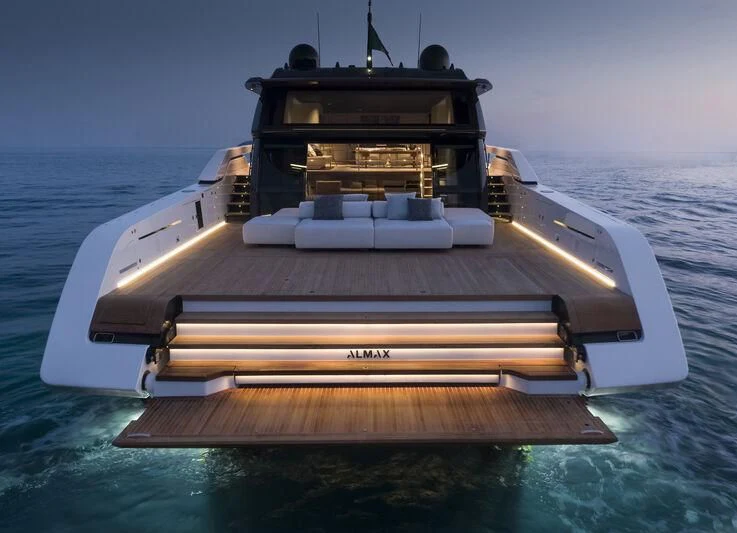 a boat on the water aboard STEEL IT Yacht for Sale
