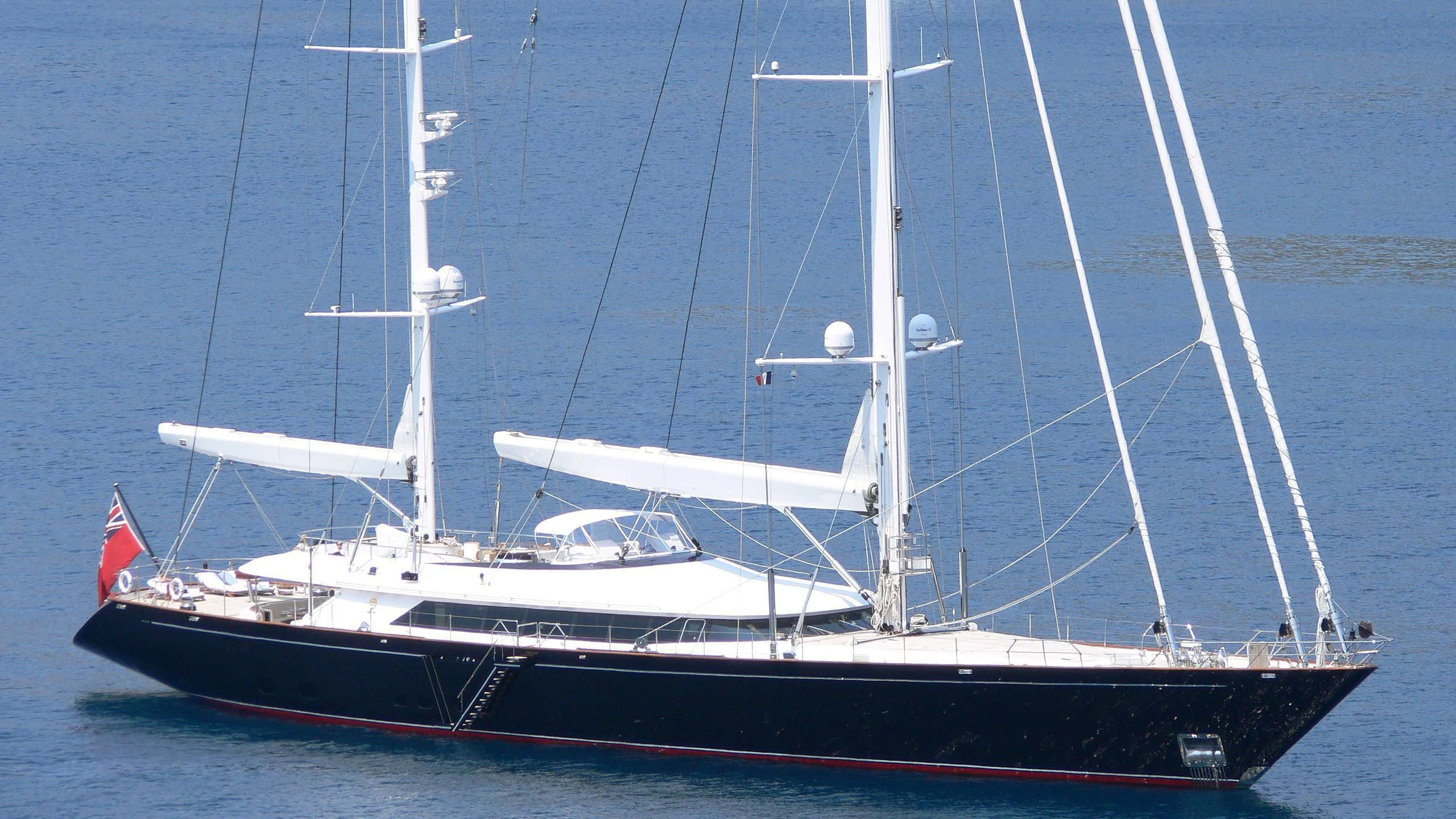 a boat on the water aboard PARSIFAL III Yacht for Charter