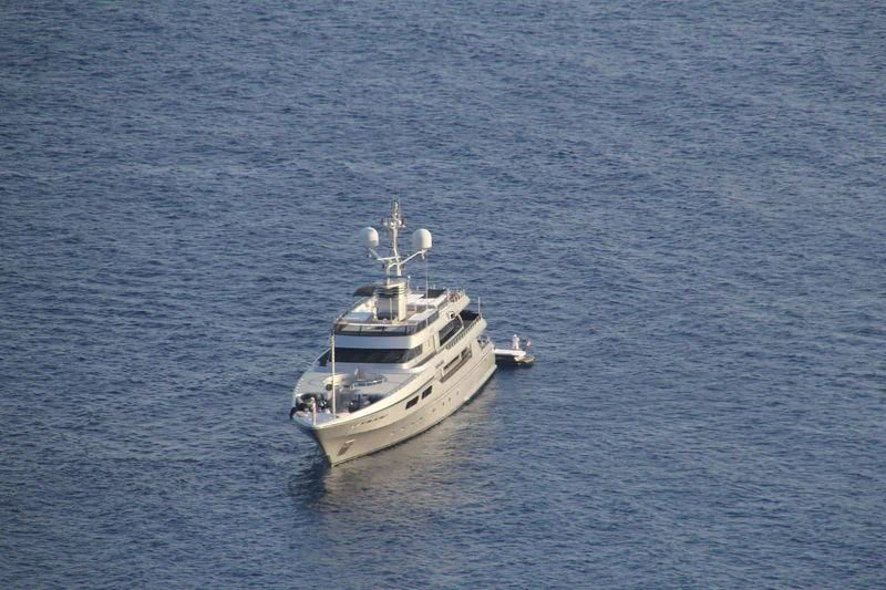a boat in the water aboard MY FAIR LADY Yacht for Sale