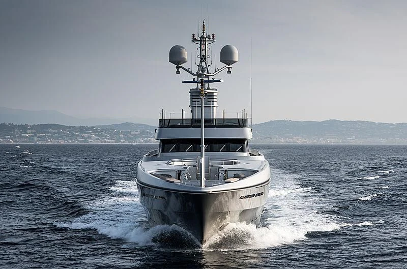 a boat in the water aboard MY FAIR LADY Yacht for Sale