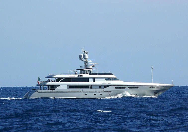 a boat in the water aboard MY FAIR LADY Yacht for Sale