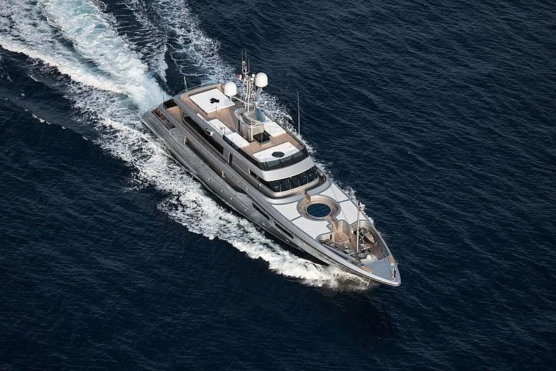 a ship sailing on the sea aboard MY FAIR LADY Yacht for Sale