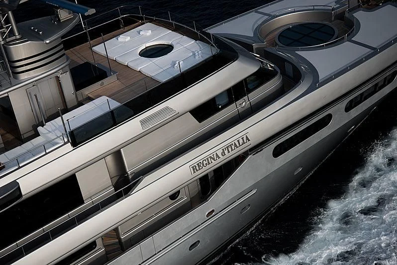 a space ship on the water aboard MY FAIR LADY Yacht for Sale