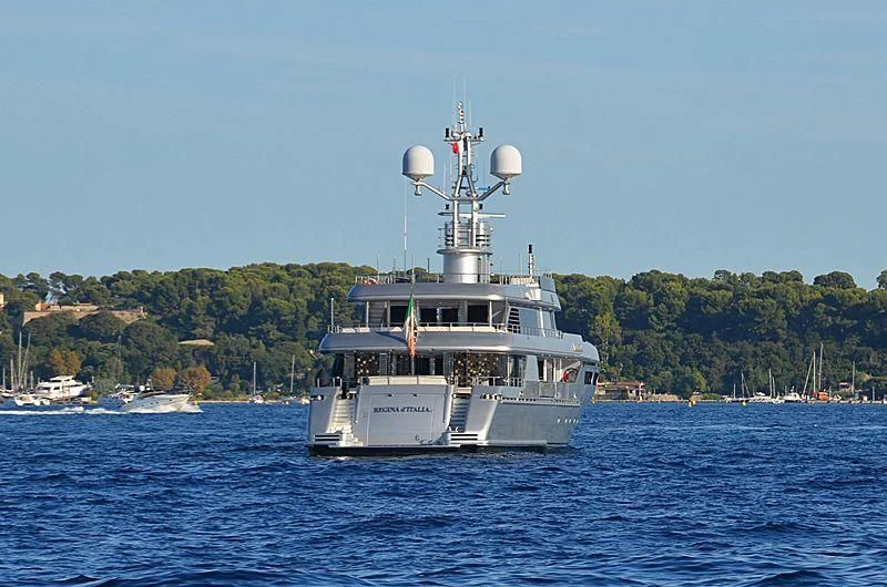 a boat in the water aboard MY FAIR LADY Yacht for Sale