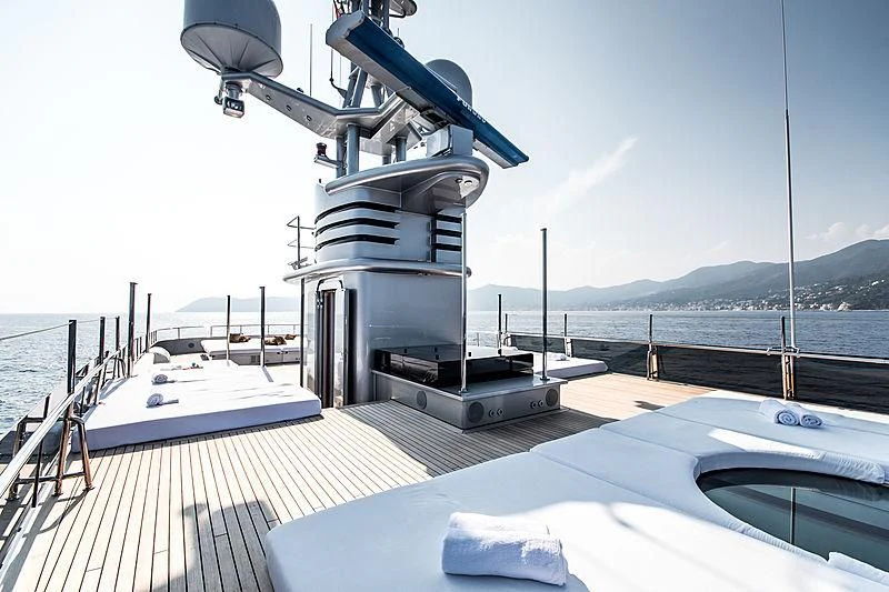 a boat on the water aboard MY FAIR LADY Yacht for Sale