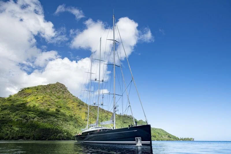 a boat on the water aboard SEA EAGLE Yacht for Sale