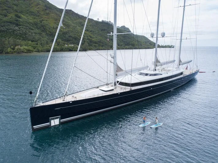 a boat on the water aboard SEA EAGLE Yacht for Sale