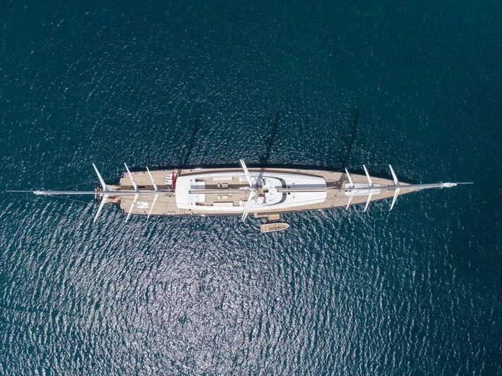 a space shuttle in the air aboard SEA EAGLE Yacht for Sale