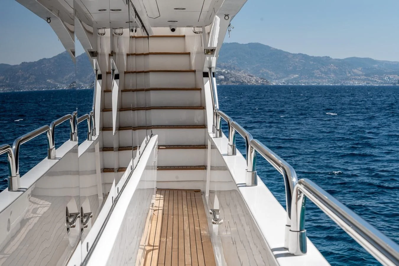 a boat on the water aboard IMAN Yacht for Sale