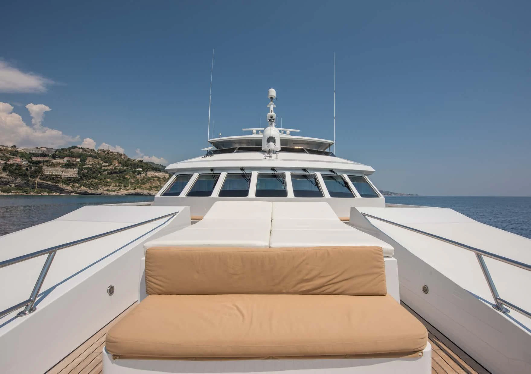 a boat on the water aboard BLUE STAR Yacht for Sale
