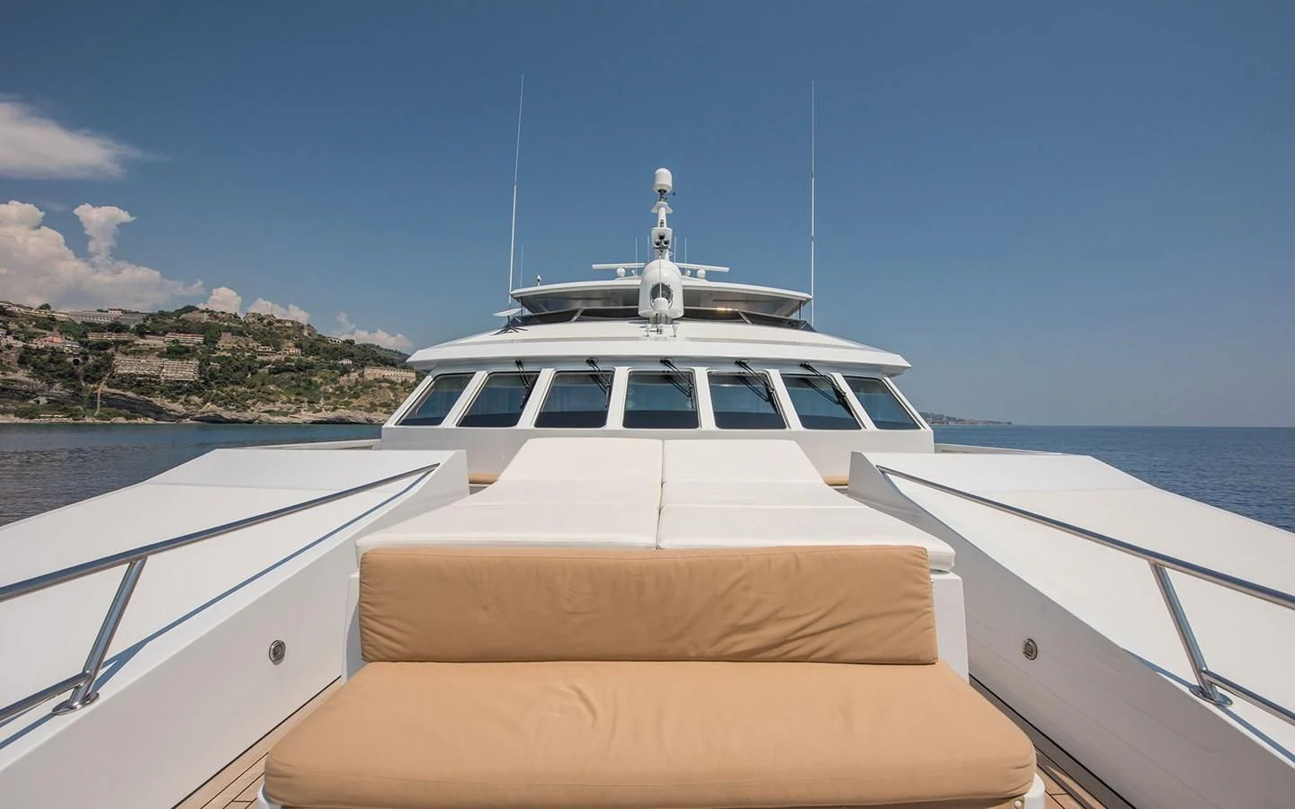 a boat on the water aboard BLUE STAR Yacht for Sale